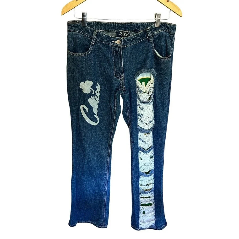 Vintage Hardwood Classics by Carl Banks Boston Celtics Straight Leg Jeans 13